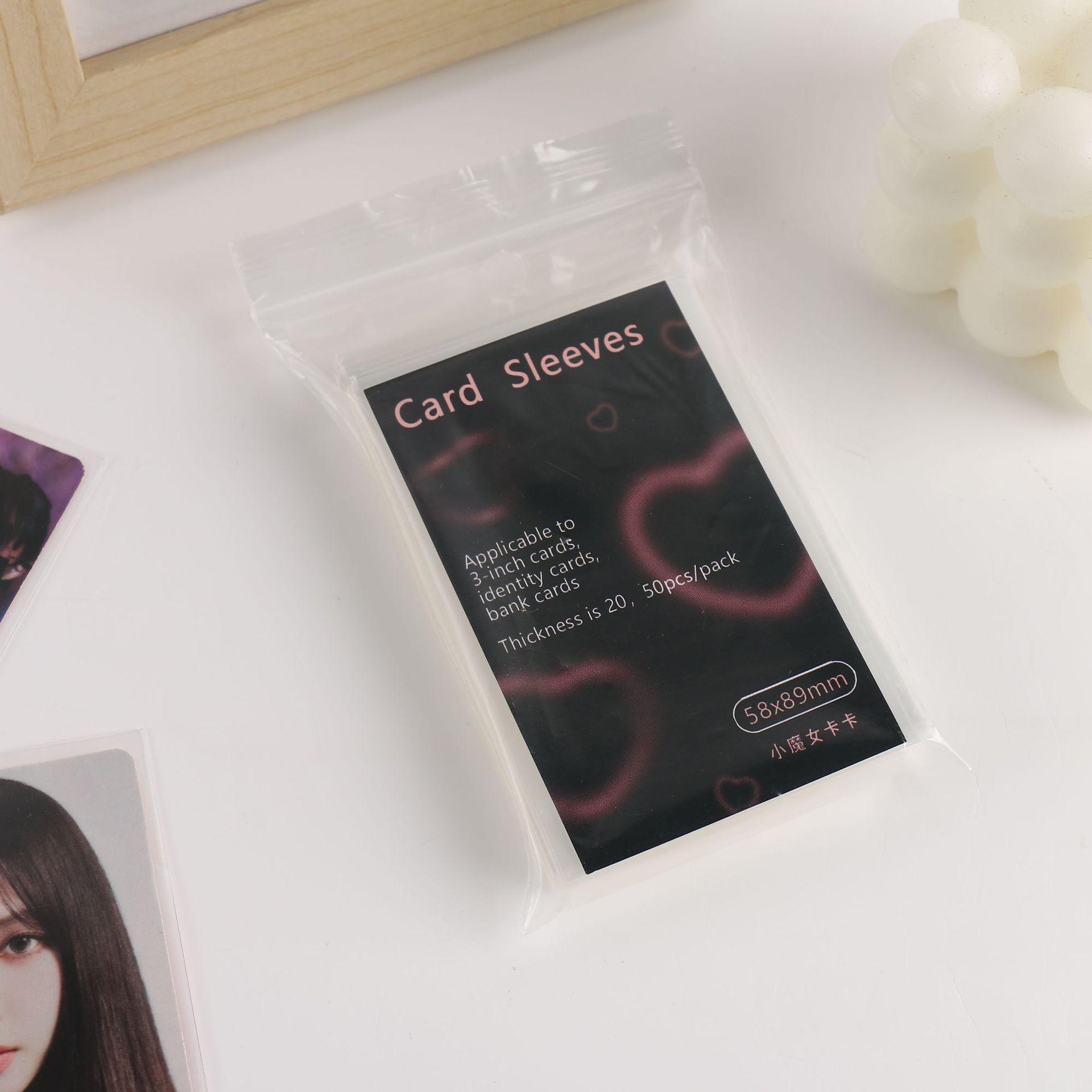 

Ultra-Clear 20 Silk Card Album: 3-Inch Protective Sleeves, Scratch-Free, 50-Pack