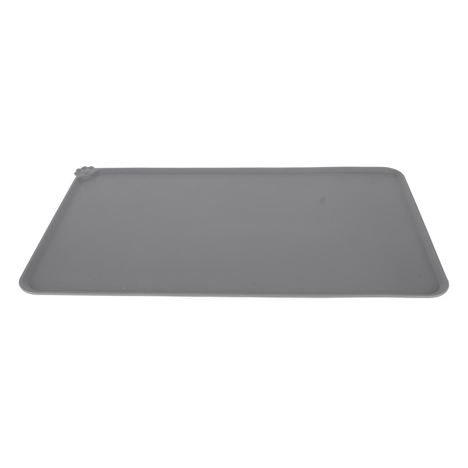 Silicone Pet Feeding Mat Waterproof Prevent Slipping and Spilling Foldable Pet Feeding Placemat for Dog Cat