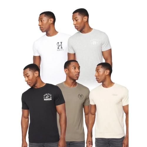 Henleys Bayard T-shirt för män (Paket om 5)
