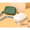 Genuine Leather Women's Trendy Crossbody Bag - Simple, Fashionable, Single Shoulder, Cowhide, Small Square Design