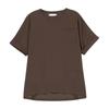 Women's Plus Size Summer Solid Color Casual T-shirt - Short Sleeve, Loose Fit 6310