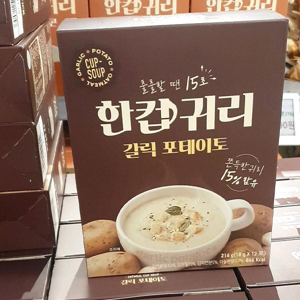 One Cup Oat Garlic Potato 18g x 12 Packets One thing