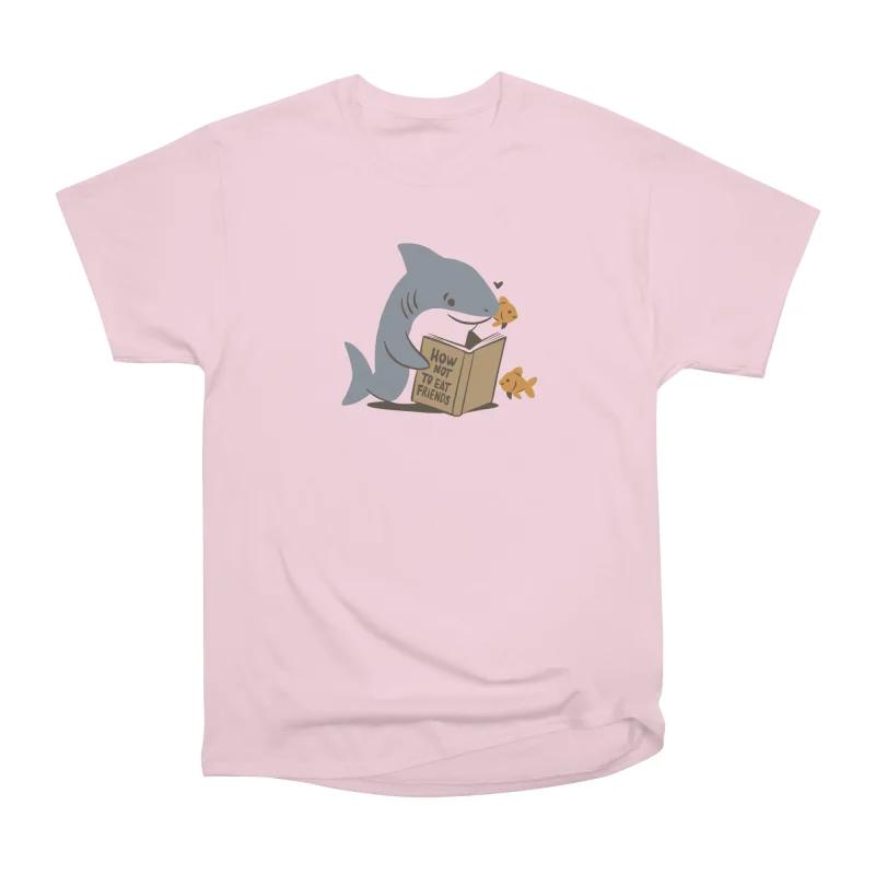 

Men Casual Shirts Short Sleeves HOW NOT TO EAT FRIENDS Pink Tees Oversized T-shirts S розовый