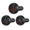 3 In 1 12/24V Car Volt Meter Digital LED Car Cigarette Lighter Voltmeter Thermometer Car USB Charger Current Meter Volt Detector