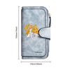 Tiger Pattern Leather Long Wallet Forever Card Holder Purse for Daily Use
