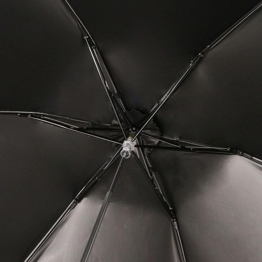 Moonbat Folding Parasol for Made In Suitable for Rain or Premium Light Heat and UV Colorful Cityscape Gray "Dachshund" Women, Japan, Shine, Blocking,