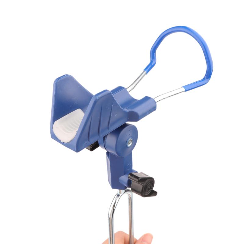 1Pc 360 Degree Adjustable Aluminum Alloy Fishing Rod Holder Folding Fish Pole Stand For Fishing Ground Support