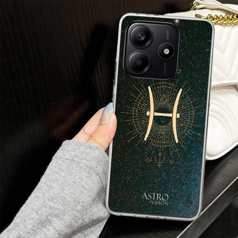 Libra Pisces Virgo Capricorn Aquarius Taurus Case for Xiaomi Redmi Note 14 13 12 11 Pro Plus Phone Cover 14S 12S 11S 11E 11T 10S