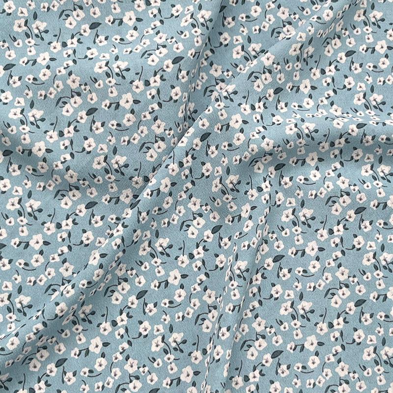 Rayon Fabric Floral Flowers Vintage Liberty Ethnic Soft Summer Pajamas Cloth Sewing Accessories By Meter Abito