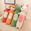 55cm Long Bar Animal Cartoon Plush Pillow Comfortable Stuffed Doll Cushion for Bed Sofa Travel Nap Portable Use