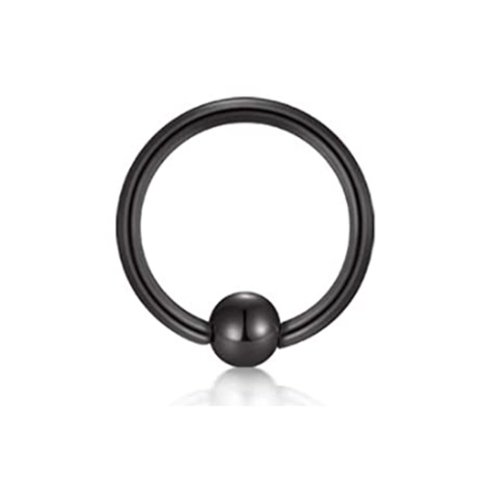 WKOUD 16G Surgical Steel Septum Piercing Nose Hoop Clicker Ring Lip Labret Conch Helix Cartilage Daith Earring Hoop Jewelry