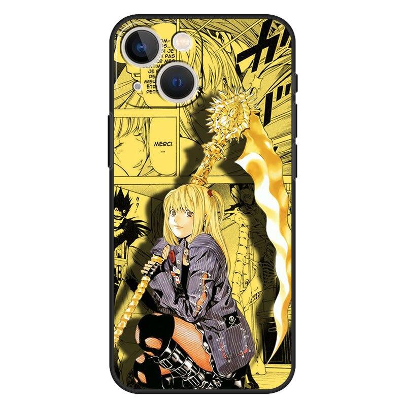 

Чехол для iPhone 13 Pro Coque, чехлы для iPhone 11 12 pro max xr XS X 7 8 Plus 14 5 5S SE2020, чехол Gods of Death Note iPhone 6 6S Plus