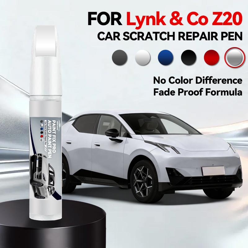 

For Geely Lynk & Co Z20 Paint Repair Pen Touch Up Scratch Remover DIY Auto Accessories Black White срібний