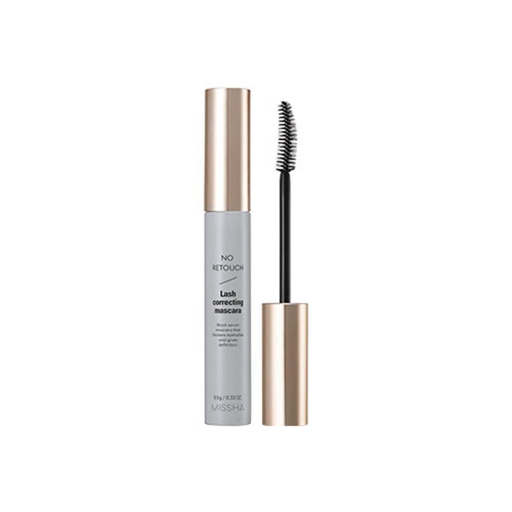 MISSHA No Retouch Lash Correcting Mascara Black 9.5g Volumizing  Defining Eye Makeup