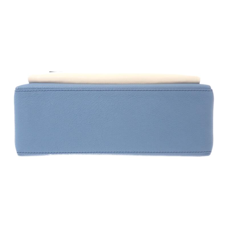 LOUIS VUITTON  M51415 2WAY bag blue/Ivory Taurillon Clemence Women