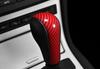 Shift Lever Shift Knob Decorative Frame Cover Accessory for BMW E90 E92 E93 E60 Z4 E89 Red Carbon Fiber (Type B, Look)