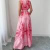Strandkleid mit schmaler Taille und Meeresurlaubskleid