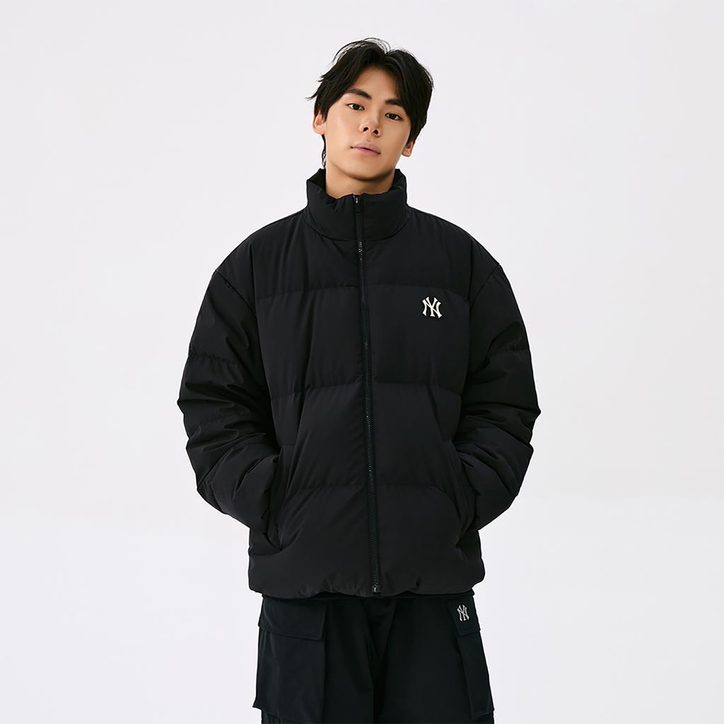 New MLB New York Yankees Basic Collection 25FW Down Jacket Unisex 3ADJB2056-50BKS