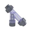Transparentes PVC Y-Typ Filter Fisch für Aquarium PVC Rohrverbinder Bewässerungsfilter