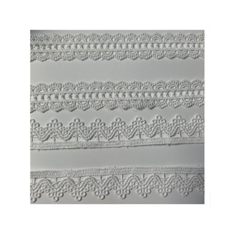 Dantelă de mătase din lapte solubilă în apă pentru broderie de perne, perdele și rochii de mireasă