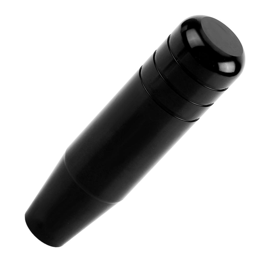 Universal Aluminum Alloy Car Manual Gear Shift Knob Handle Shifter Lever 13cm Black