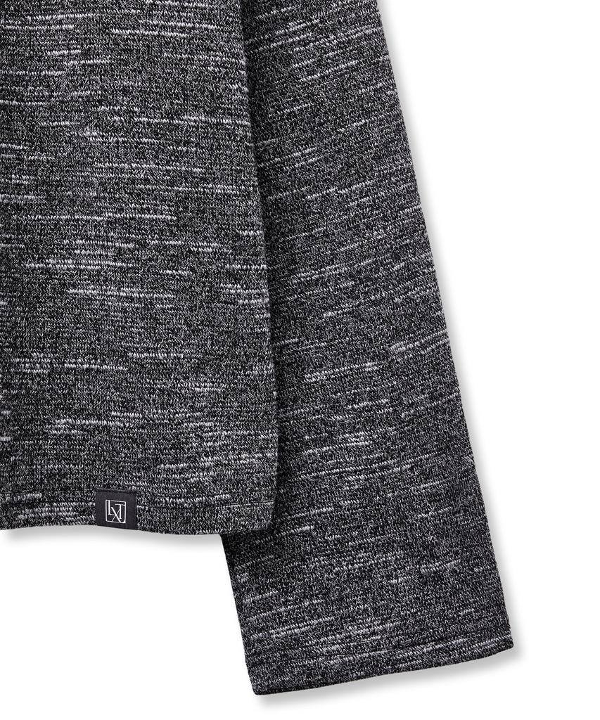LXT Soft Crop Knit Long Sleeve [Charcoal]