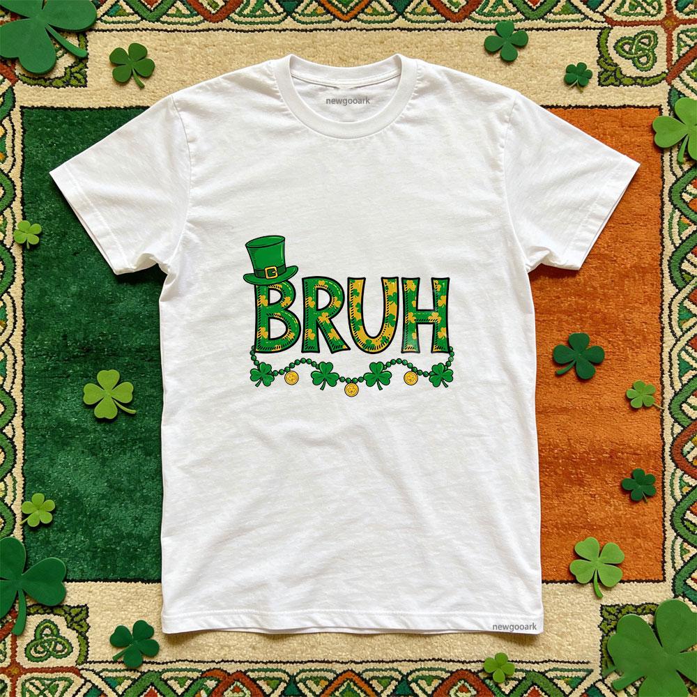 St Patricks Day lucky Irish green graphic t shirts Adult cotton Casual funny festival Unisex Women Unisex Party tee S