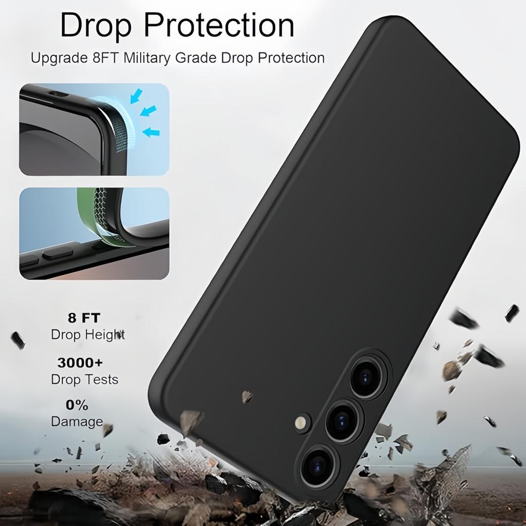 Noble Fashion Solid Colour Shockproof Protective Liquid Silicone Case For Samsung Galaxy S26 Plus