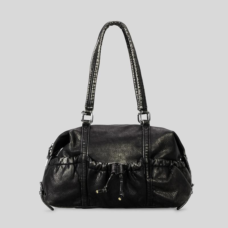 Tote Bag for Women's Commuting Large-capacity Drawstring Underarm Bag Hand and Shoulder Bowling Bag