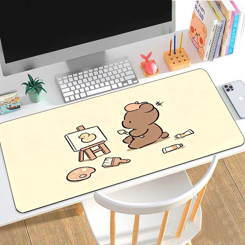Creative Cartoon Pattern Non-Slip Gaming Desk Pad - Extra Large & Customizable