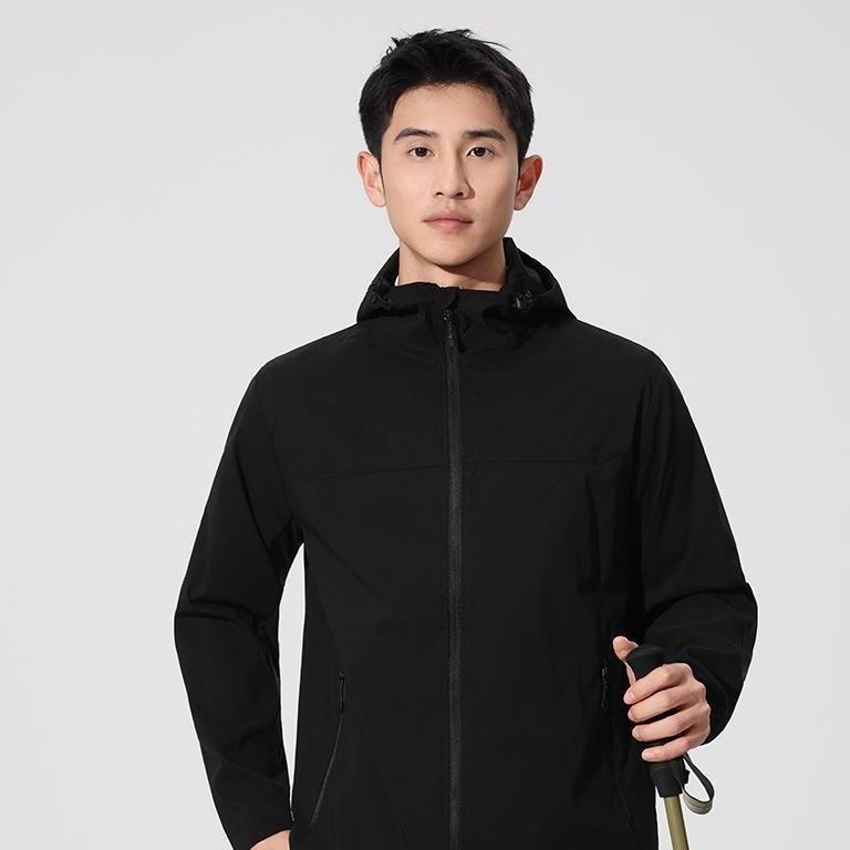 New summer sun protection shirt, lightweight hooded jacket, men's singles high-stretch casual long-sleeve UV protection jacket