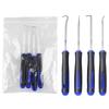 4-Piece Oil Seal Hook Set: Tire Repair & O-ring Puller Removal Tools