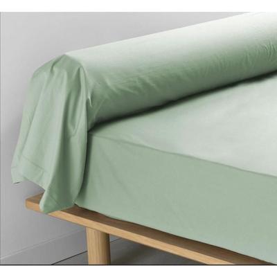 Bolster Pillowcases - LINEN PROMO - LIA - 78-thread Cotton Percale - 185 X 85 Cm - Sage