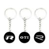 Alloy Car Emblem Keychain Holder Key Ring Pendant for Volkswagen VW Rline GTI Polo Golf Passat Tiguan Arteon Sharan Scirocco B6 Qx0