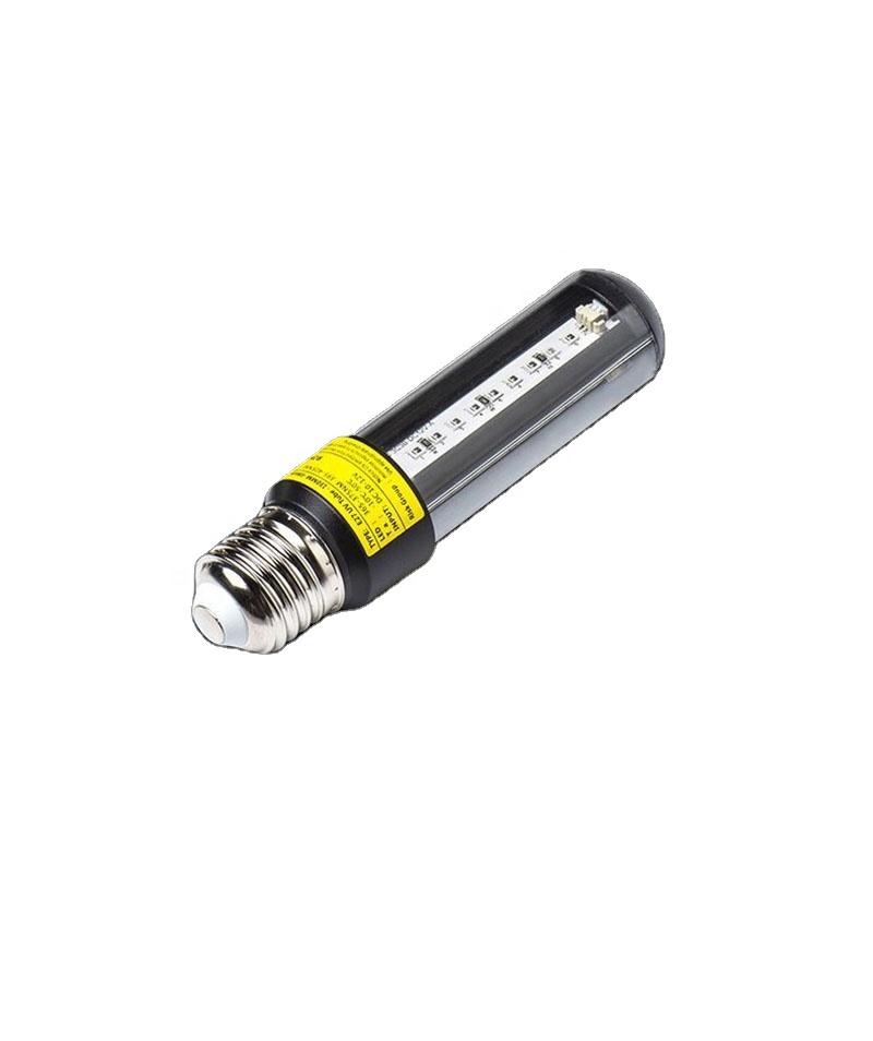 RZXLED 4W Uv Led E27 Screw Multi-Faceted Led Uv Tube Dual-wavelength Uva365nm + Uva395nm 2-in-1 Mosquito Killer Lamps