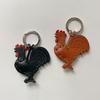 Cock Leather Key Holder