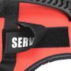 Red Service Dog Pet Harness for Outdoor Walking