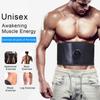 EMS Abdominal Muscle Belt Abdominal Muscle Pad Liquid Crystal Display 6 Modes 15 Levels Adjustable  Slimming Belt