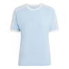 Originals Ruffle Logo Knit Striped Round Neck Short Sleeve T-Shirt Women Tops KC8820