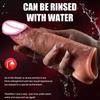 Real Veins Soft Penis Sleeve Dick Extender Liquid Silicone Dildo Condoms Delay Ejaculation Sex Toys For Men Enlargement Longer