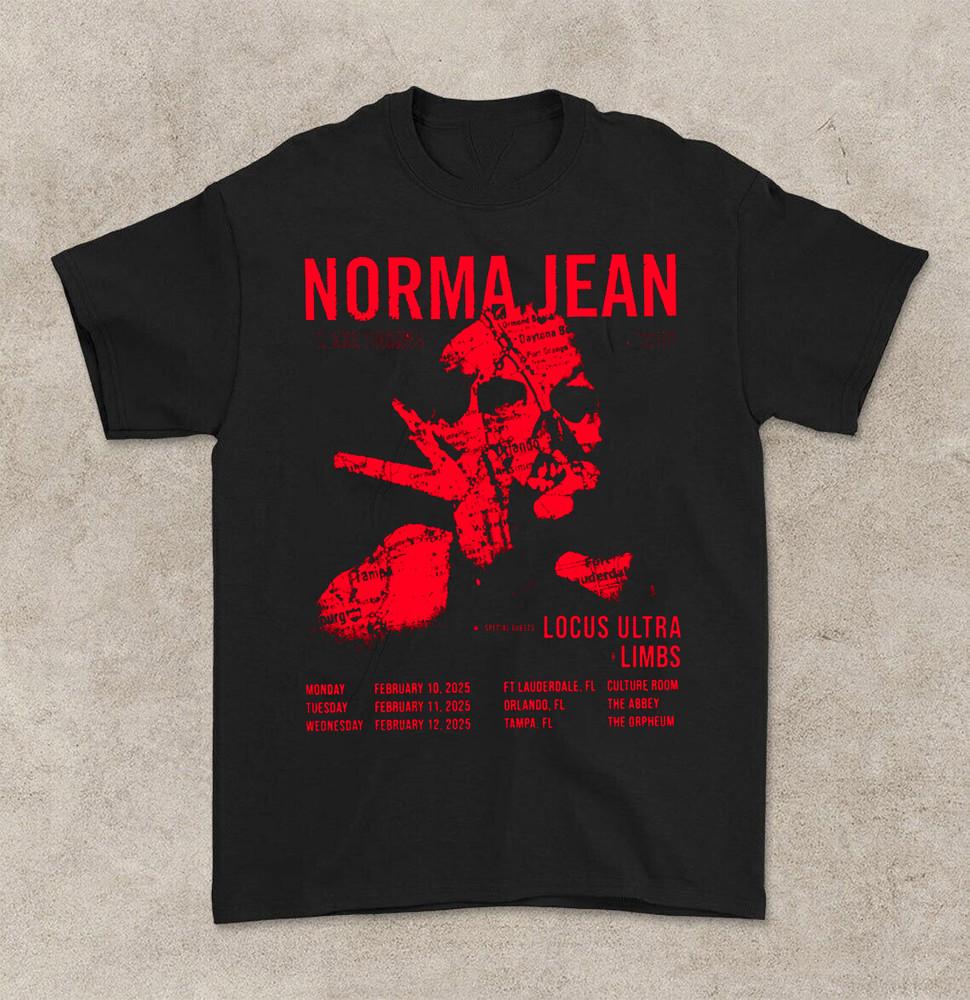 

Collection Norma Jean Tour 2025 Band Gift For Fan S 5XL Tshirt QT454 Unisex T-Shirt L