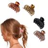 4 Stück Mittlere Haarklammern 6,5 cm Doppelte Zähne Haarklemmen Langlebige Kunststoff-Haaraccessoires für den täglichen Gebrauch und Styling
