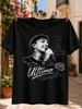 Ultimo Singer Porträt Mikrofon Rose La Favola Per Sempre Text und Handschriftliches Zitat Unisex Alle Unisex Alle T-Shirt