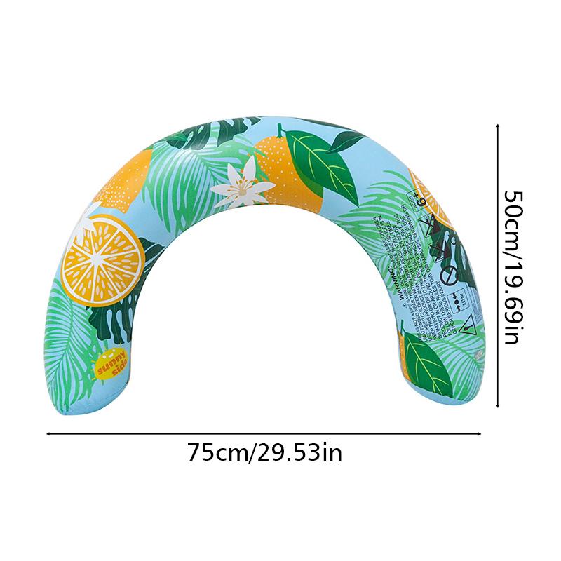 

1 шт. Надувной плавучий плот Летний плавучий ряд Креативный акватический круг Взрослый Дуга Плавучий стик ПВХ Плавательный круг 75x50 см