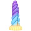 Intestines Anal Plugs Mixed Colored Silicone Dildo Penis Simulation Big Penis Alternative Sex Adult Products