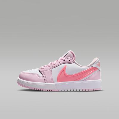 Jordan Air Jordan 1 Low top Kids Skateboarding Shoes Pink Teenagers 38