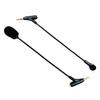Mic Replacement 3.5mm Detachable Game Microphone Boom for Head Mounted Headphones Gamings Headsets