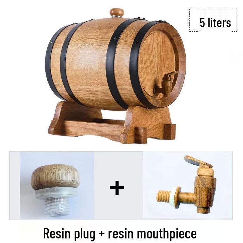Solid Wood Oak Wine Barrel