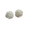 Premium Pearl Flower Cluster Stud Earrings, Simple Temperament Earrings, Earrings, Fireworks, Personalized Beaded Flower Women'S Earrings