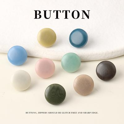 5pcs Colorful Fruit Buttons Spring Summer Shirt Cardigan Pink Green Buttons Sweater Top Tall Buttons